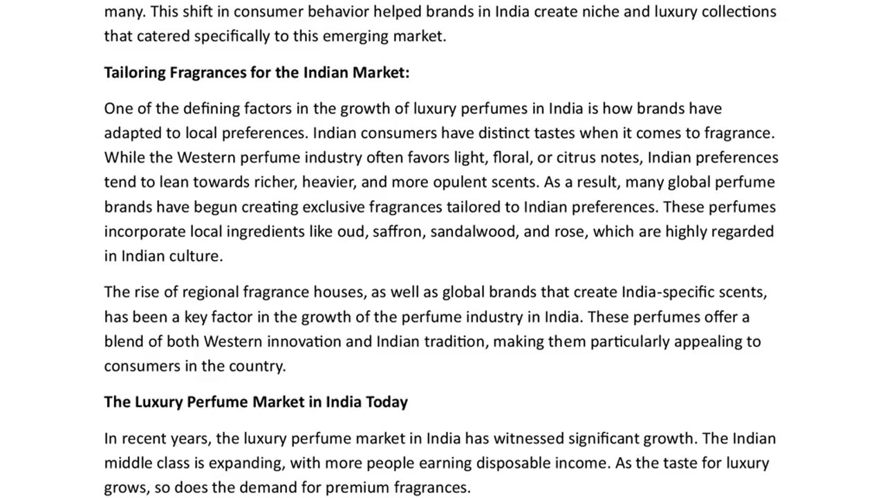 The Evolution of Luxury Perfumes in India: Tradition to Modernity