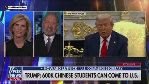 Lutnick justifies why 600k Chinese students are needed