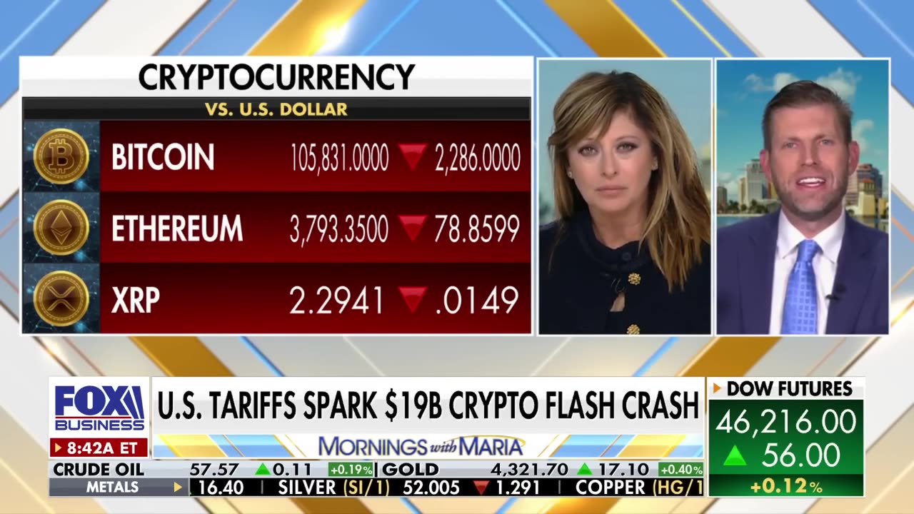 ‘DON’T PLAY AROUND’: Eric Trump says his father NEVER bluffs on global threats