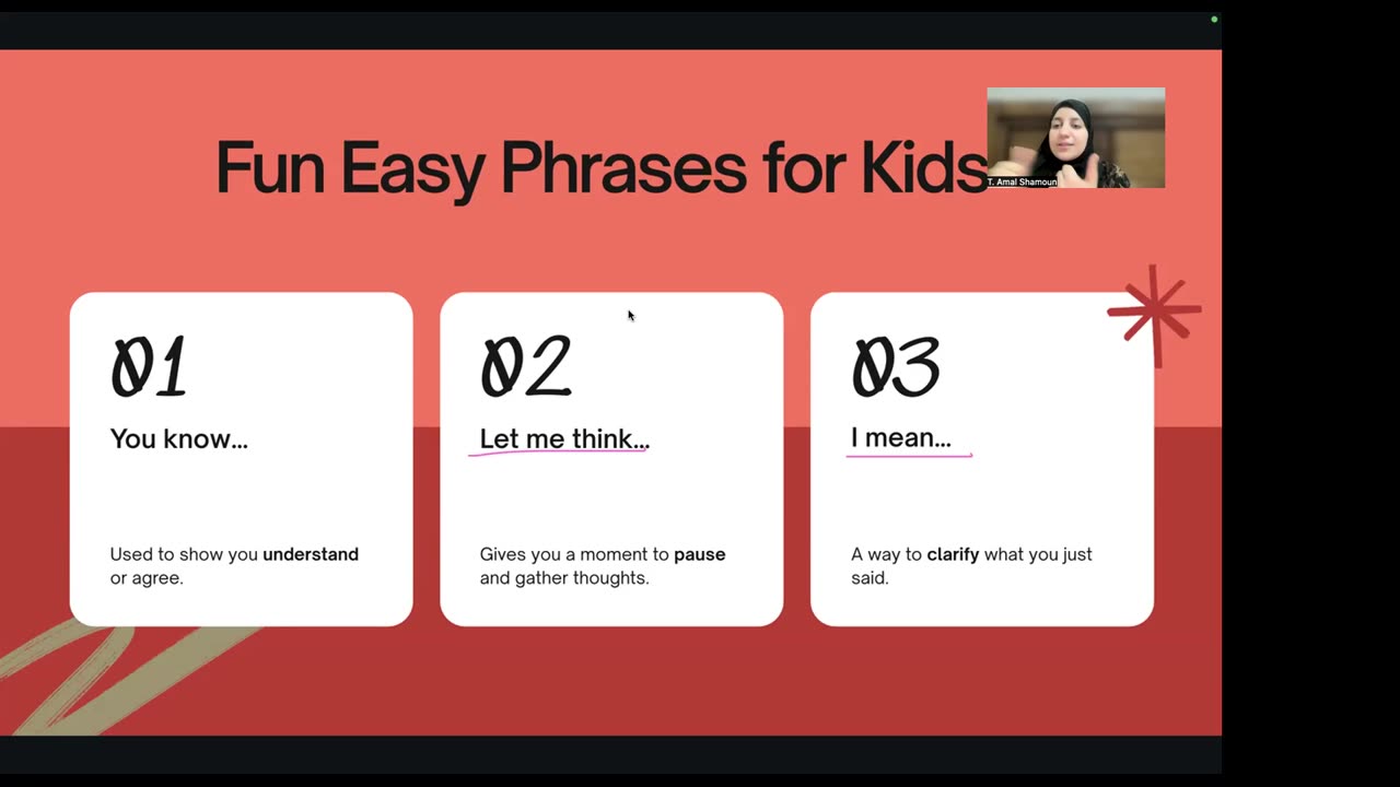 Fillers and Phrases Class (4)