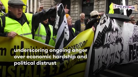 'Macron, leave!' - Paris march marks seven years of Yellow Vests revolt against Macron’s government