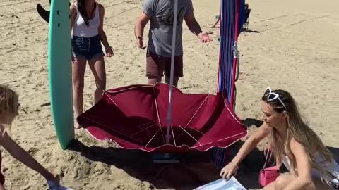 Beach Stunt Gone Wrong