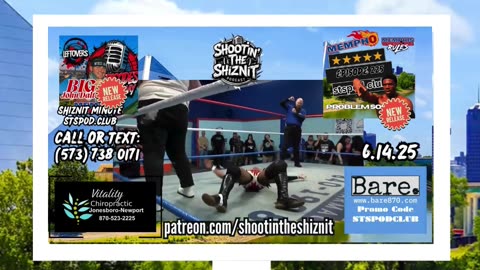 SHIZNIT MINUTE 6 14 25 BT talks MEMPHIS WRESTLING! #shorts #wwe