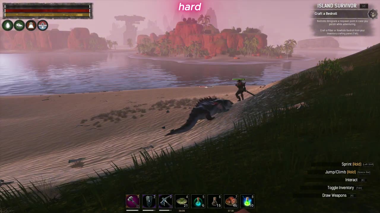 Conan Exiles – Golem vs Fish King (Easy / Normal / Hard)