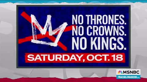 Rachel Maddow announces another liberal ‘No Kings’ protest on October, 18th