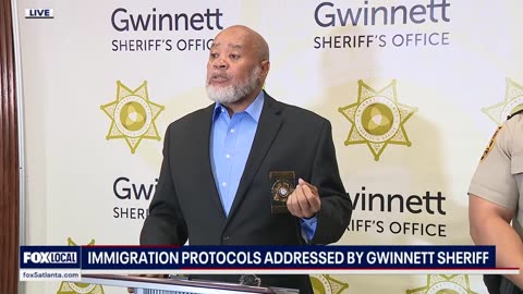 Gwinnett sheriff discuses immigration law, ICE cooperation - July 31, 2025