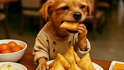 Baby dog AI video>>>Sad story 😞