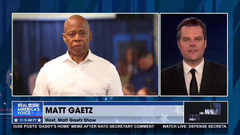 MATT GAETZ ON MAMDANI’S WIN IN NEW YORK