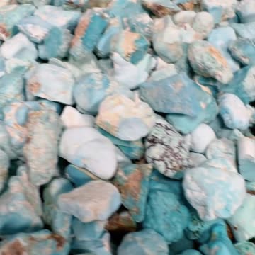 20250716-3 Natural Original Turquoise Rough:Color Blind Box Package Delivered by the Earth