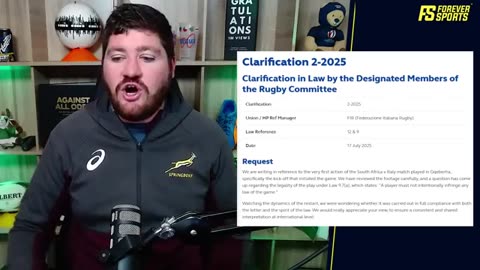What's REALLY Going On with World Rugby's Response to Springboks TACTIC?