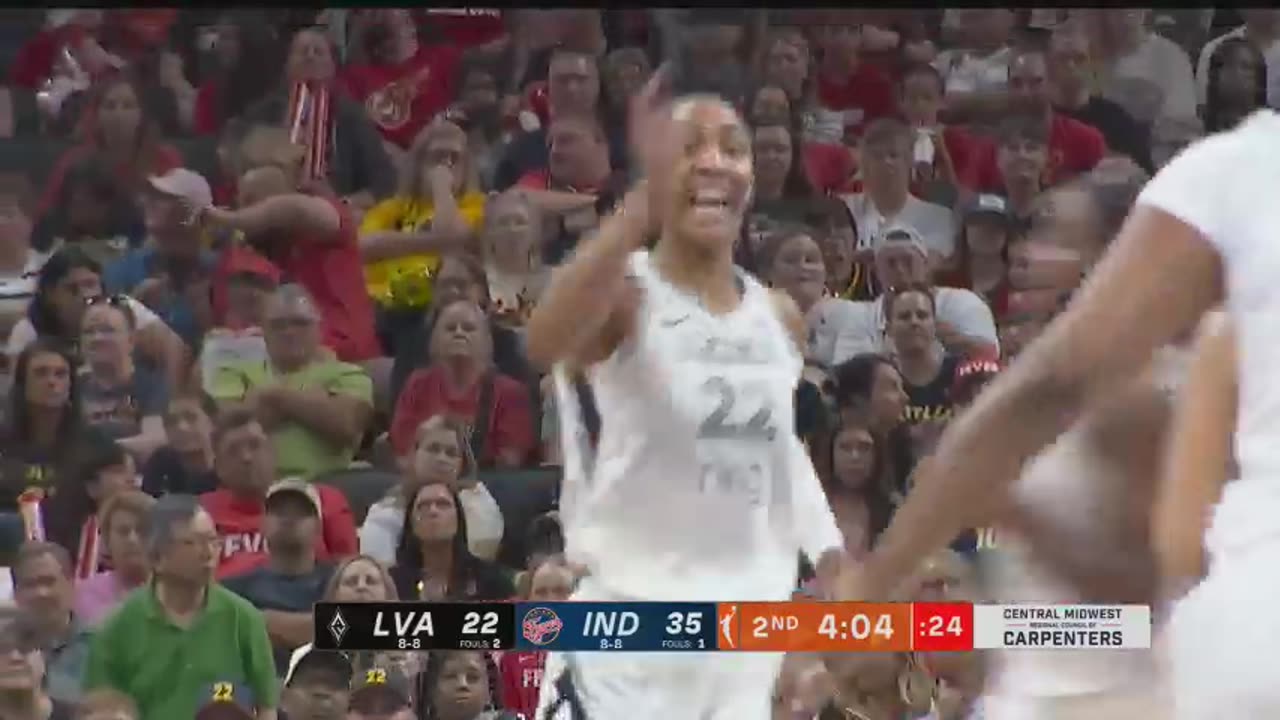 US Sports Basketball Feat. Las Vegas Aces vs. Indiana Fever HIGHLIGHTS