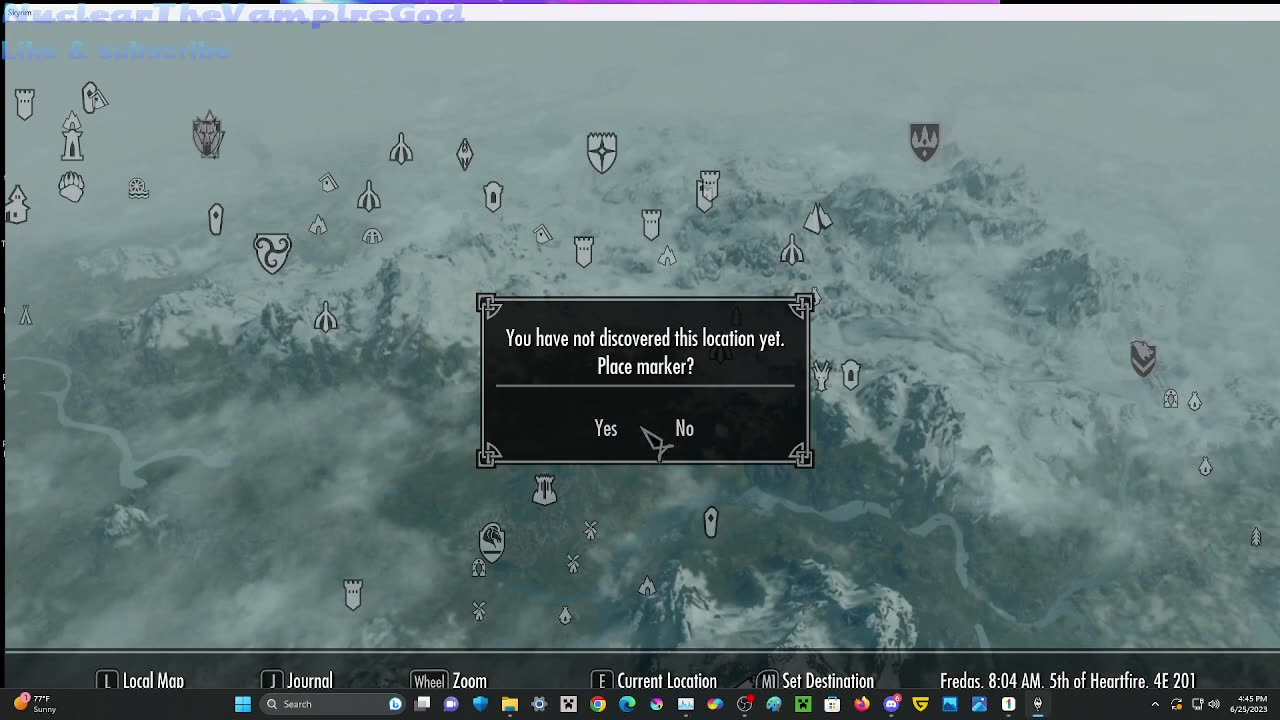Trolling a dumb turd in Skyrim