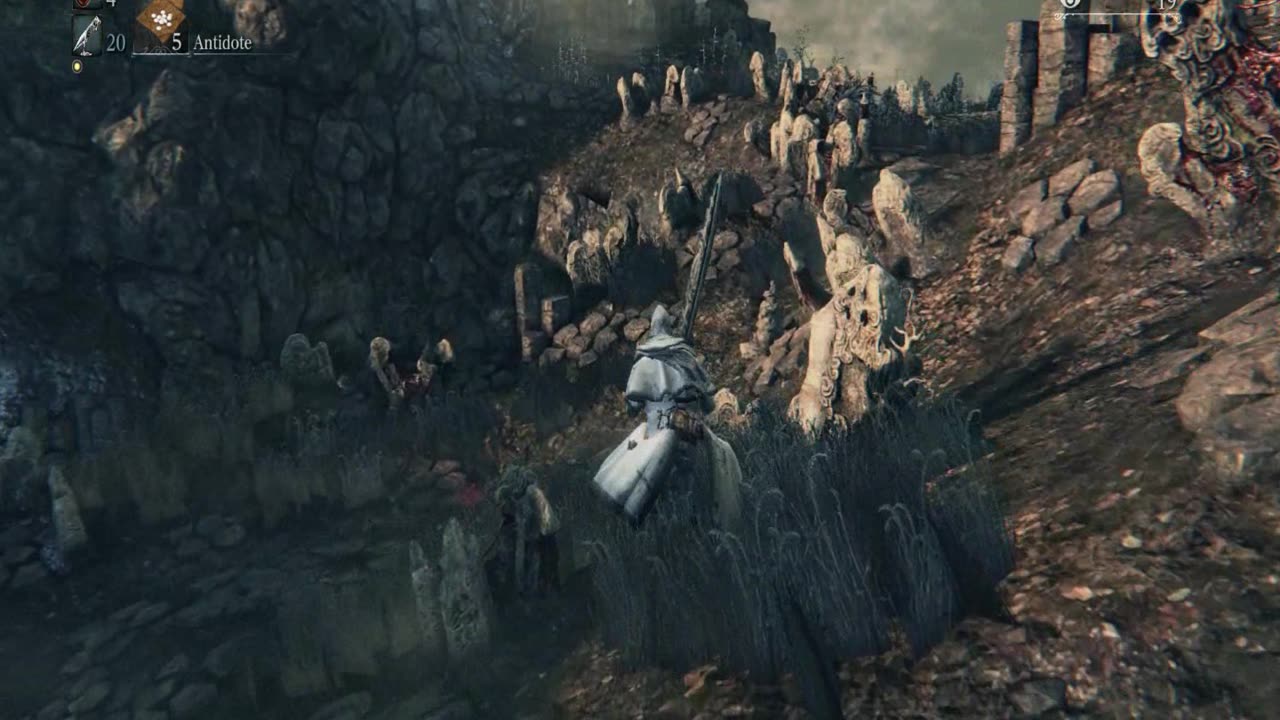 Bloodborne Walkthrough Part 5 - Rom and Bloody Crow of Cainhurst