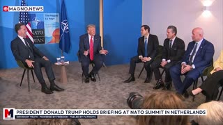 🇺🇸 President Donald Trump Holds Press Briefing at NATO Summit in Netherlands [LIVE]