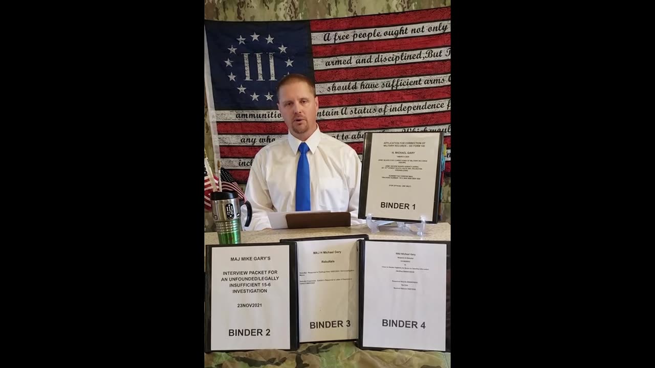 Major Mike Gary Demands Reinstatement Under President Trump’s Executive Order