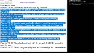 Psalm 119:57-64