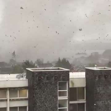 Widespread destruction as tornado rips through Puerto Varas, Chile.
