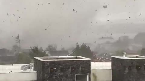 Widespread destruction as tornado rips through Puerto Varas, Chile.