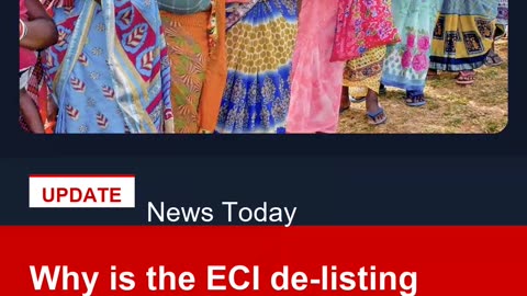 Why is the ECI de listing political parties Explained