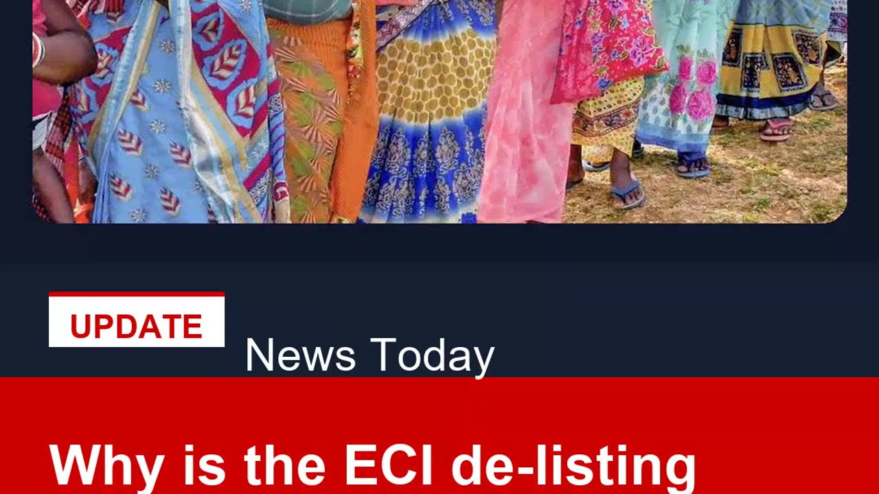 Why is the ECI de listing political parties Explained