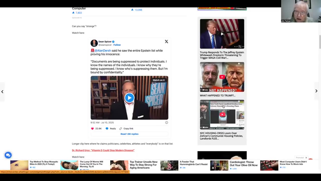 The RAW DEAL with Jim Fetzer - July 14, 2025