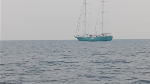Huge yacht