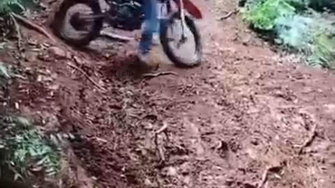 "Bike Hill Climb Fail 😱 From Fun to Disaster in Seconds!"