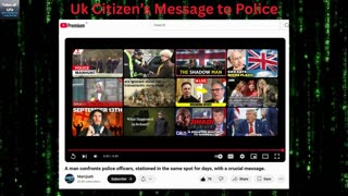 Uk Citizen’s Message to Police - DON'T BE A NAZI #uk #news #trending #enoughisenough #brokenbritain