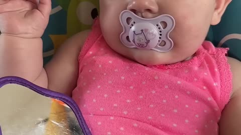 baby kayla’s first little talks! adorable sounds and smiles | day 167