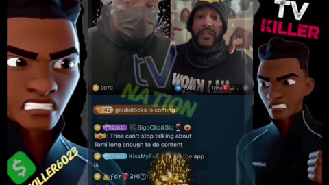 TRINA B & MESSY CALLER TALKS TOMIKAY HAS NO TALENT