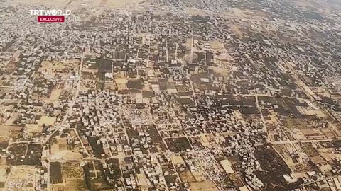 Rubble of Gaza. Devastation reigns.