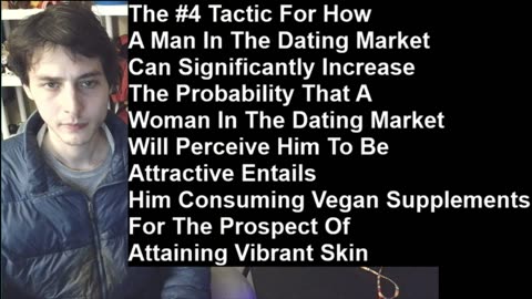 Vegan Supplements Is #4 Tactic For How A Man In The Dating Market Can Increase His Attractiveness