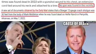 Clinton body count - The CLINTON aid death of MARK MIDDLETON