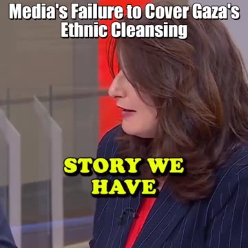 🔥⚠️⚠️🔥 Media's Failure to Cover Gaza's Ethnic Cleansing: A Shameful Oversight