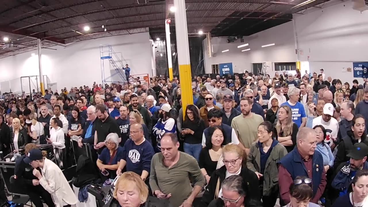 Scenes from the Pierre Poilievre Rally in Oakville