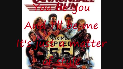 Ray Stevens - The Cannonball Run Intro song-Lyrics