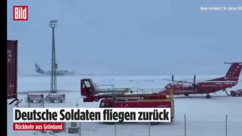 The German soldiers leave Greenland immediately after Trump threatens with tariffs.