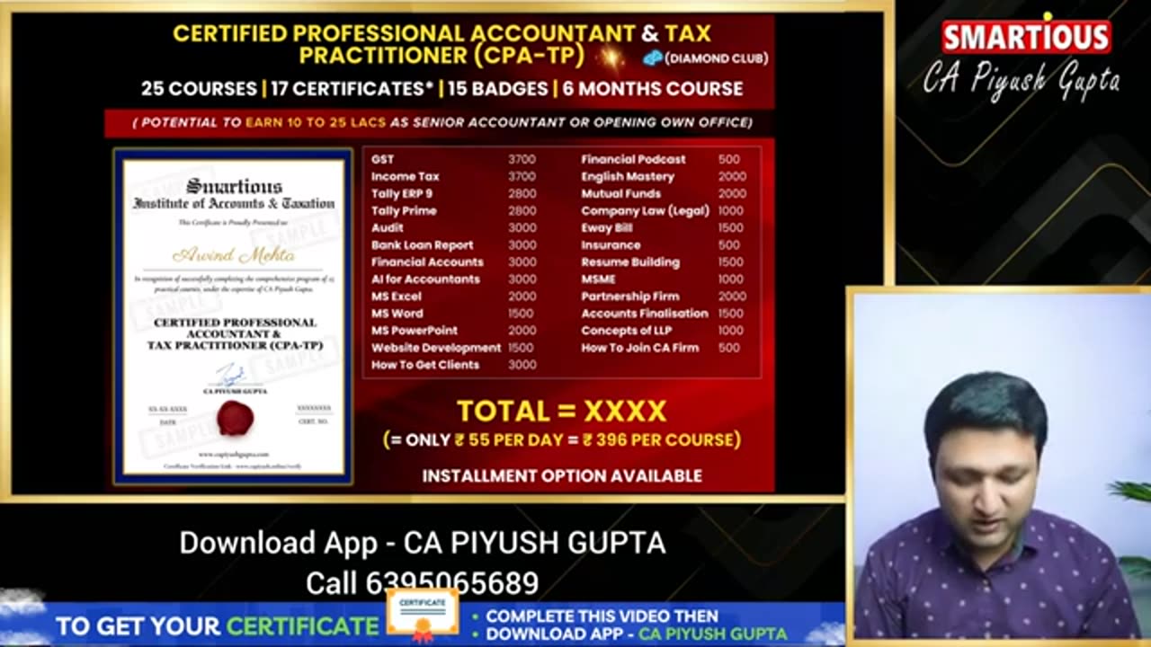 GST Full Course in Hindi for GST Practitioner [ MasterSharma ]
