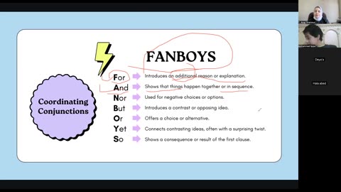 Conjunctions + Prepositions of place Class (10)