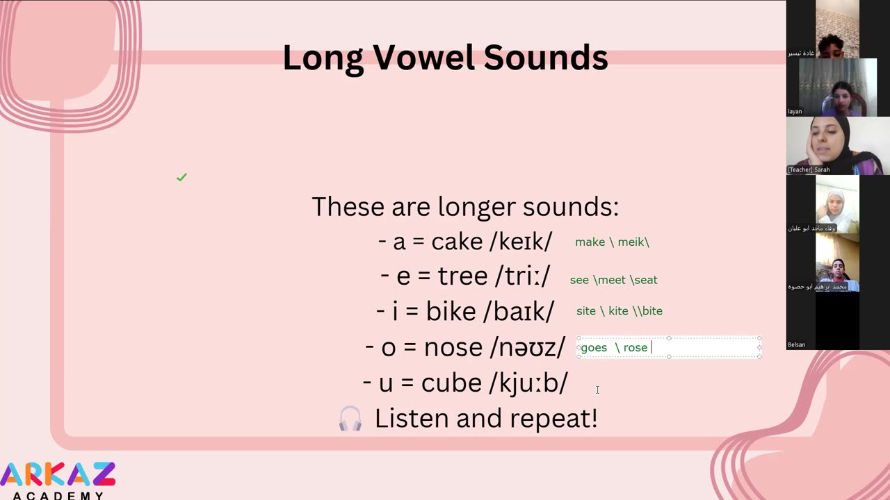 vowels and phonetics
