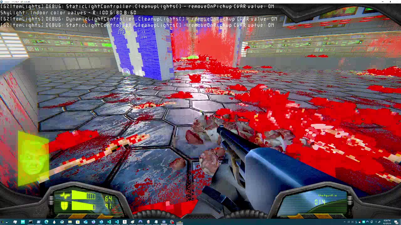 Doom Lighting mod test game play