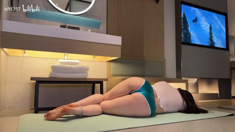 Sexy Peacock Blue Bikini Hypnotic Model Pose | Daily Beauty EP 1401