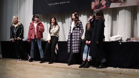 190222 CLC (씨엘씨) 목동 팬사인회 게임&마무리인사