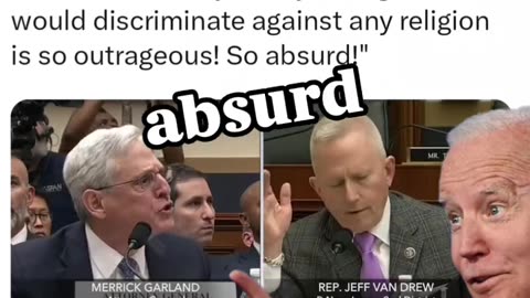 Politics - 2025 Filthy Treasonous Liberal Globalist Commie Attorney General Garland Weaponized FBI