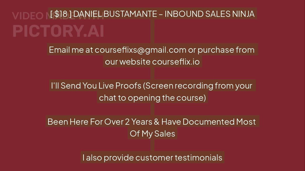 Download DANIEL BUSTAMANTE – INBOUND SALES NINJA