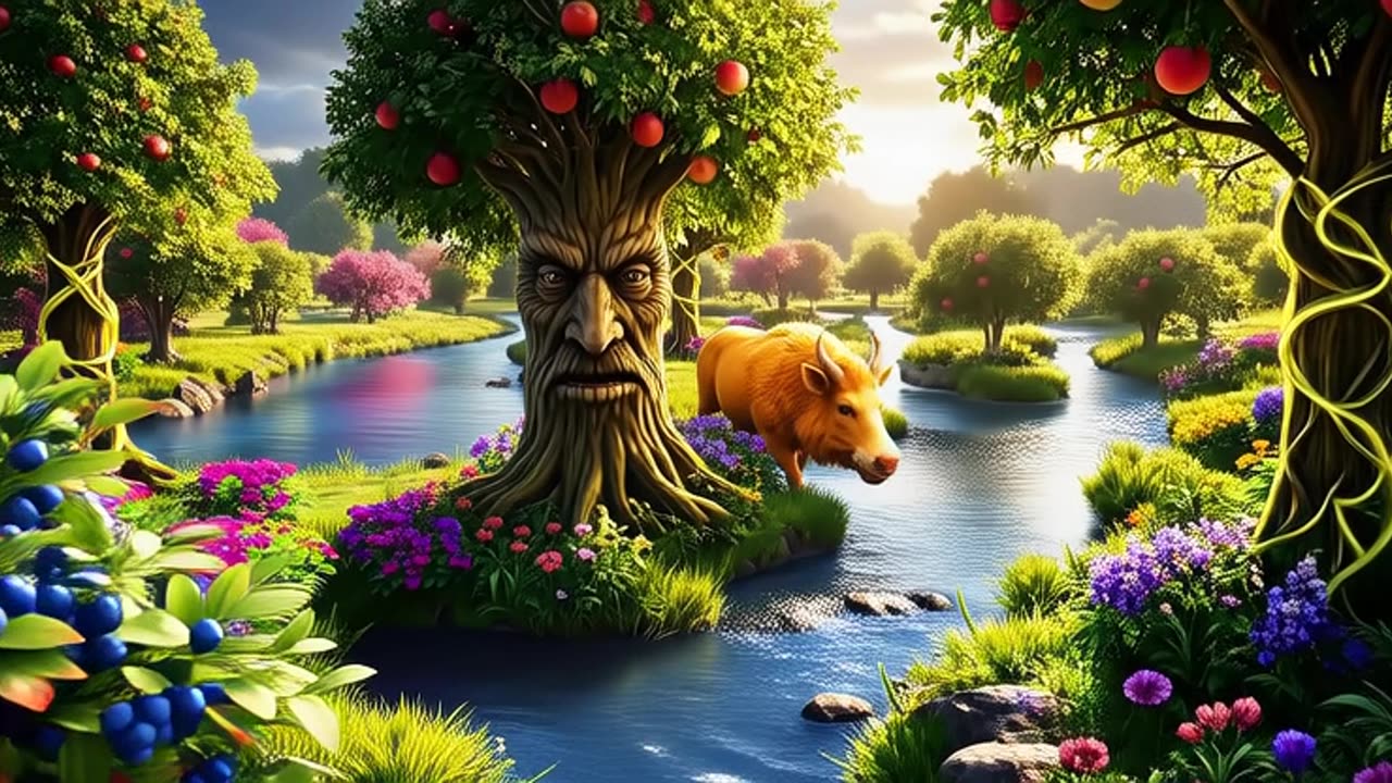 The Watchful Apple Tree (AI Video)