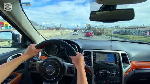 Grand Cherokee Overland 5.7L Hemi 4x4 Test Drive - POV FIRST PERSON DRIVING - Duque Vision