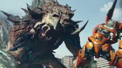 🤖 Pacific Rim Uprising (2018) | Jaeger vs Kaiju Battle #shorts