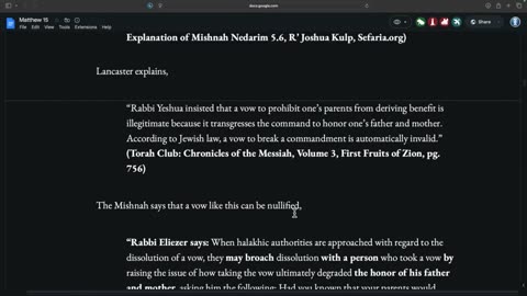 Ben Burton: "Ladder of Jacob" / What goes into the Mouth - Matthew 15 (Episode 16)