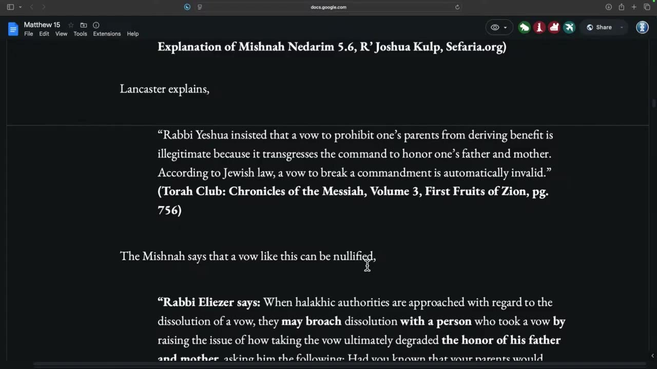 Ben Burton: "Ladder of Jacob" / What goes into the Mouth - Matthew 15 (Episode 16)